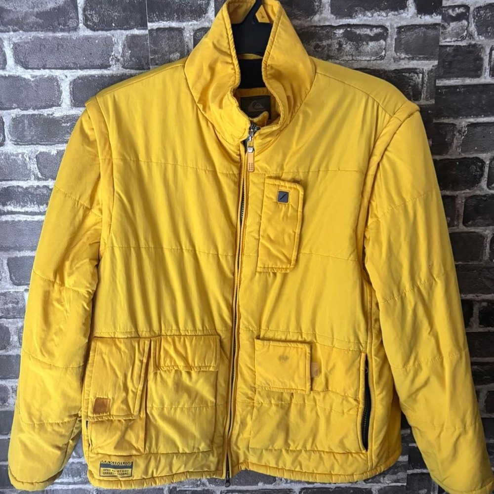 Vintage 2000s Quiksilver Windbreaker Fleece 2-1 Vest Jacket